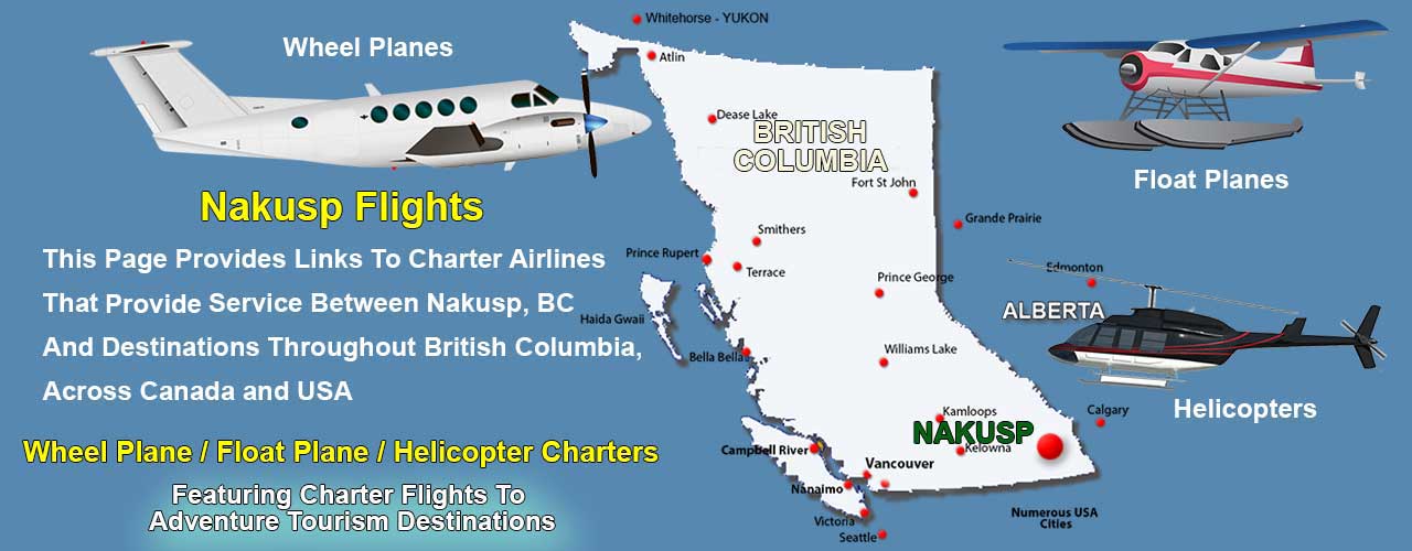 Nakusp BC Air Charter Directory